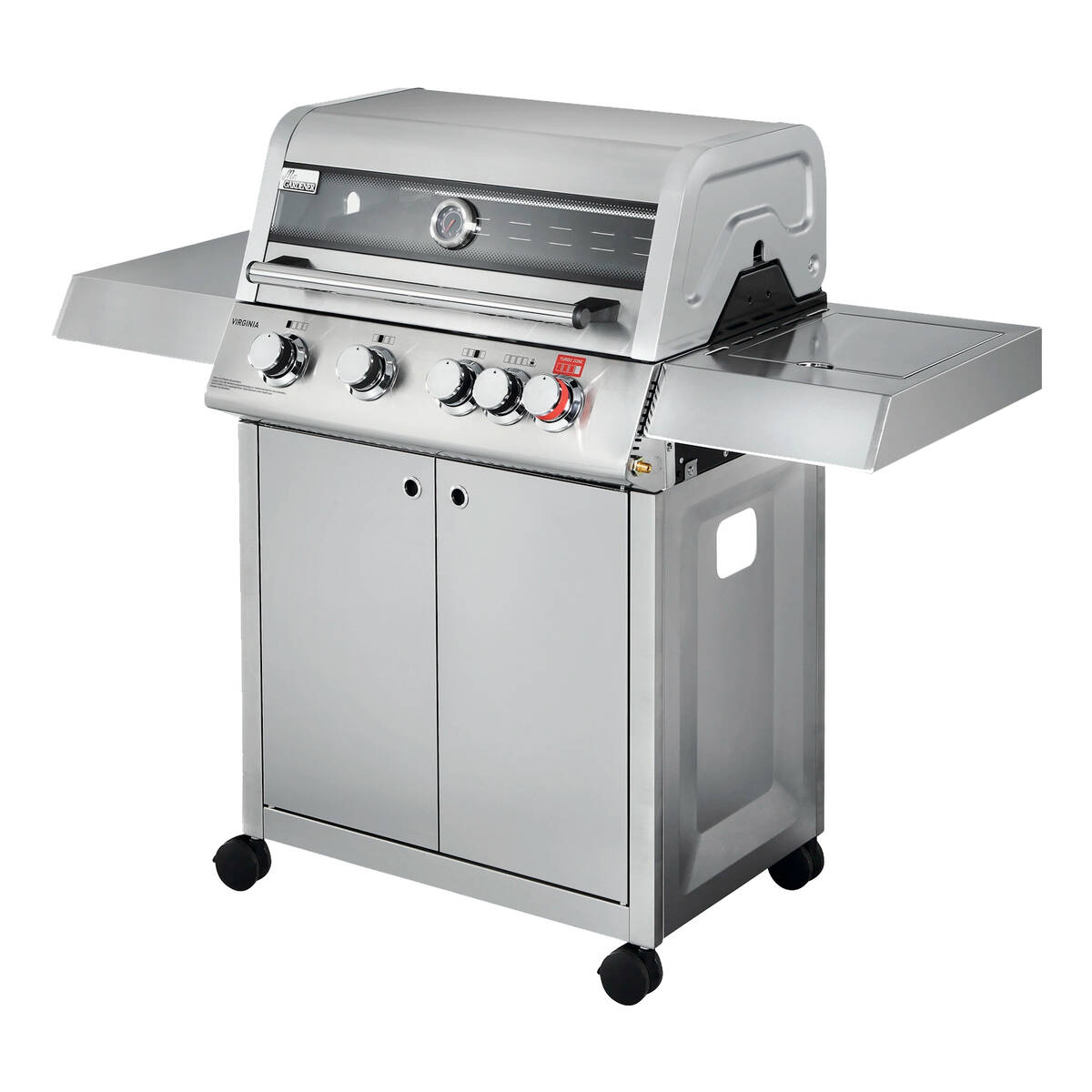 Mr. Gardener Gasgrill » Virginia 4 « TURBO-ZONE™, HEAT RANGE™-System