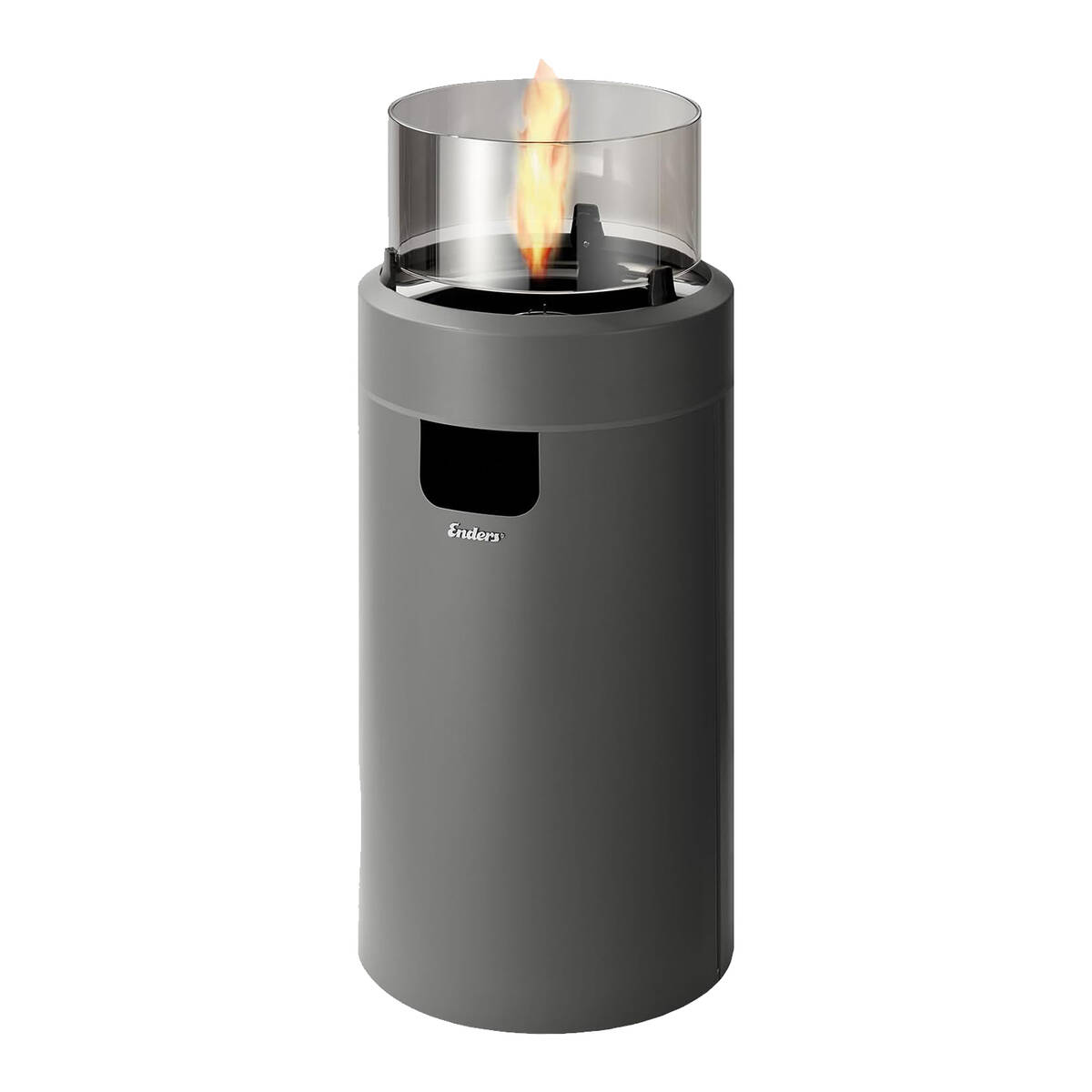 Enders Terrassenfeuer » Nova LED M Grey « Ambientes Flammenlicht