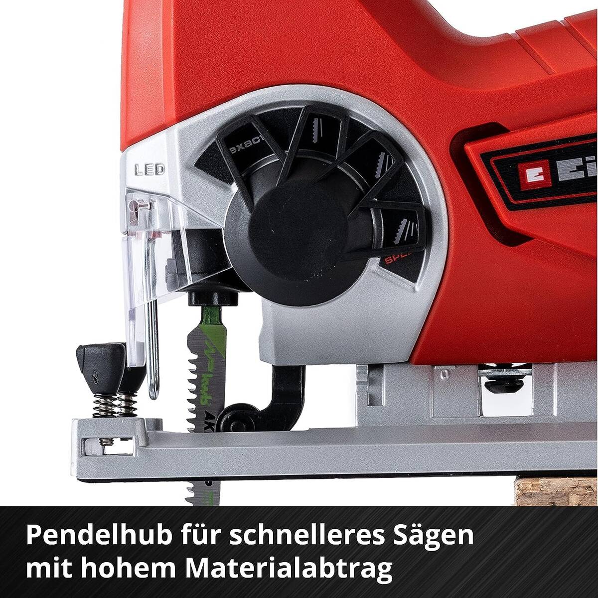 Einhell Akku-Pendelhubstichsäge » TE-JS 18/80 Li-Solo « LED-Licht