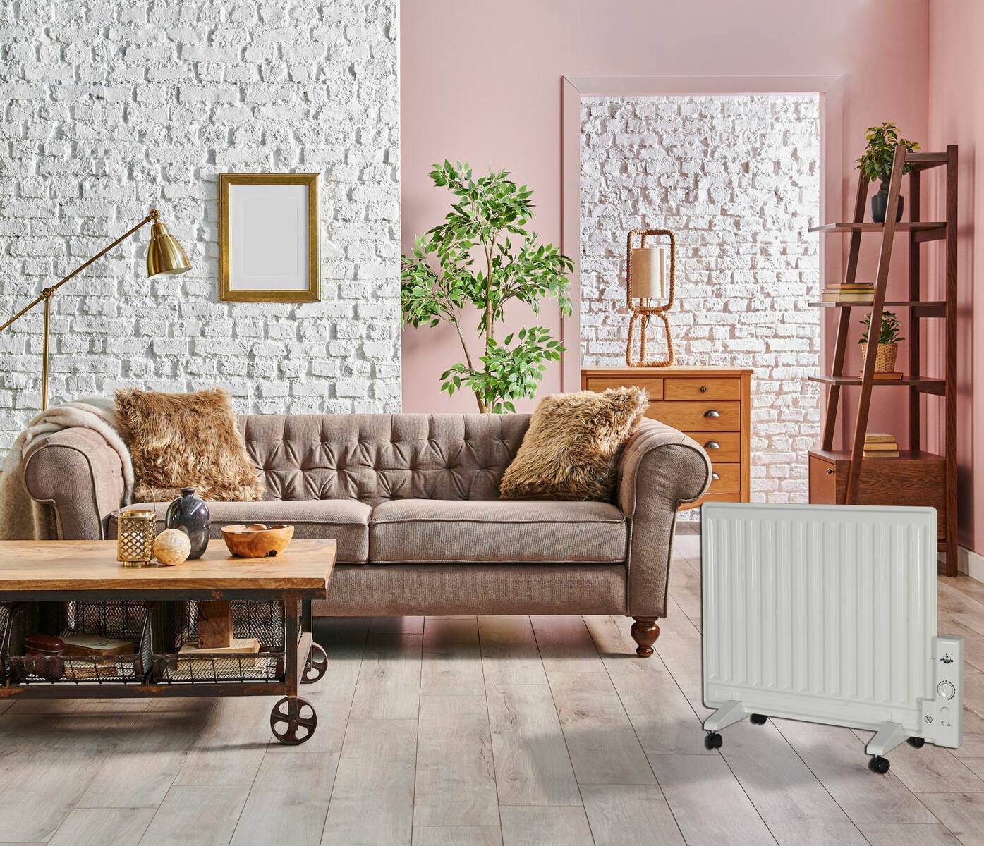 El Fuego Öl-Panelheizer » AY4962 « Kipp & Überhitzungsschutz, 600 Watt