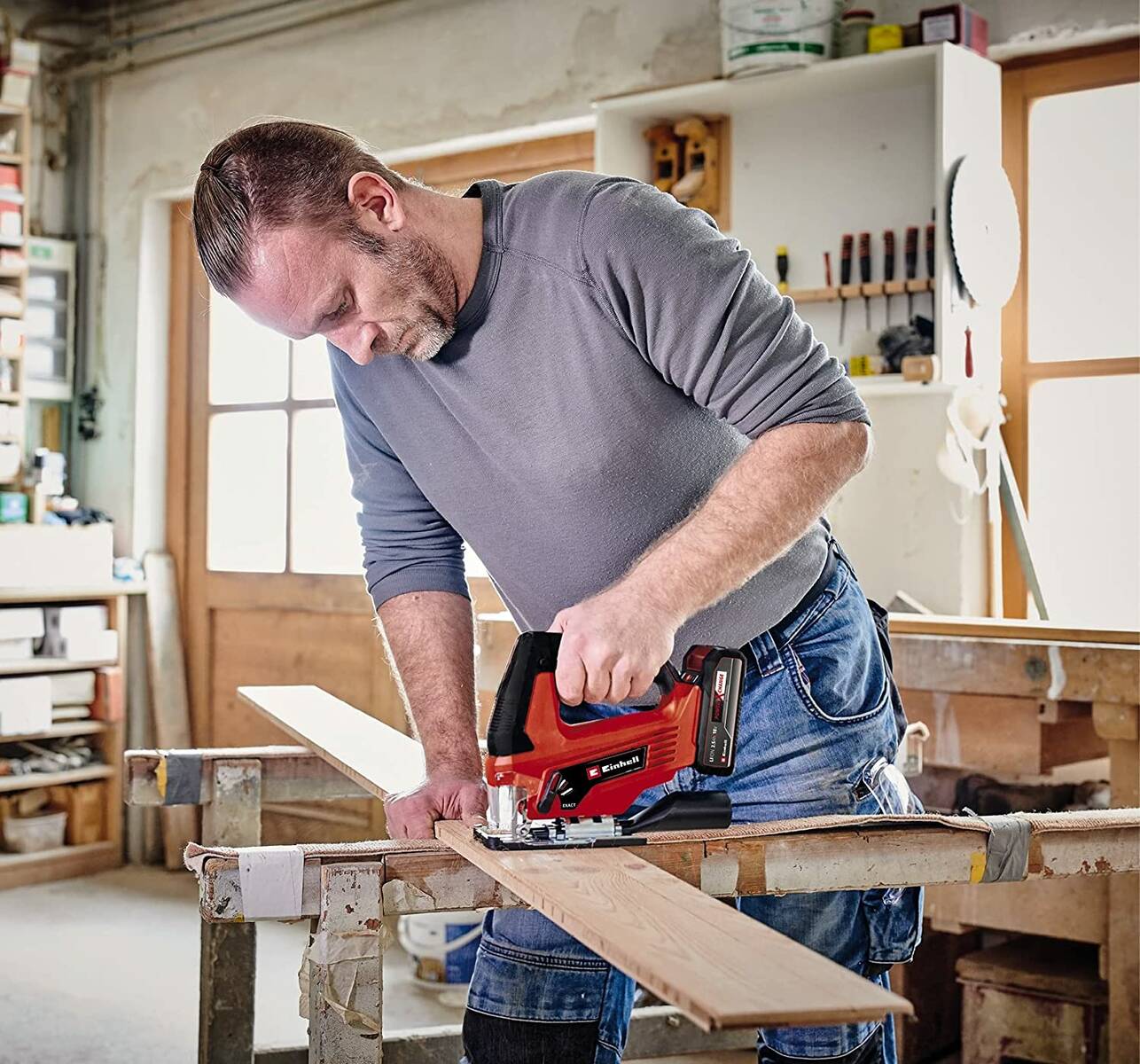 Einhell Akku-Stichsäge » TC-JS 18 Li Solo « 18 Volt Power X-Change