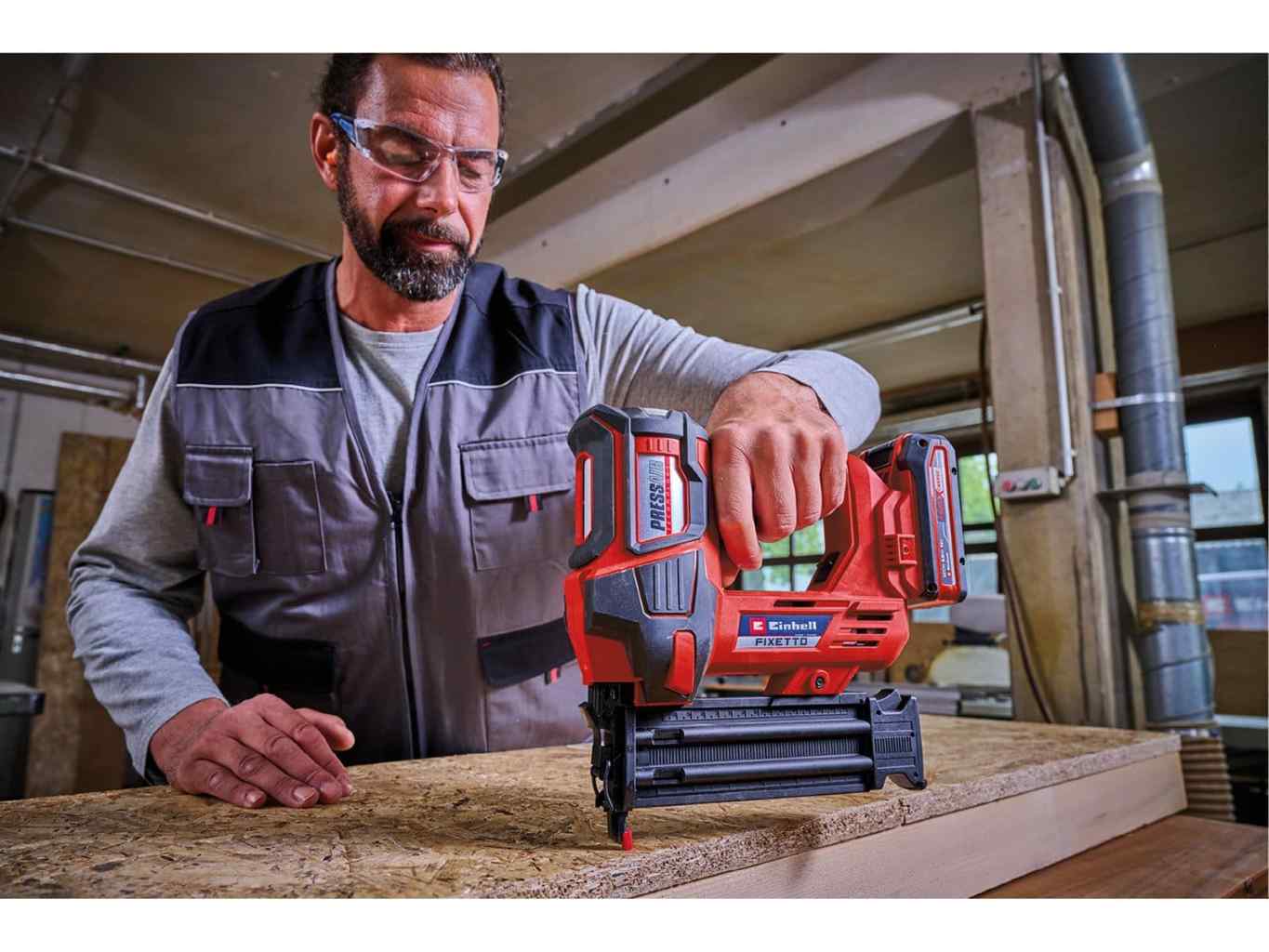 Einhell Akku-Nagler » Fixetto 18/50 N « 18 Volt, 50 mm