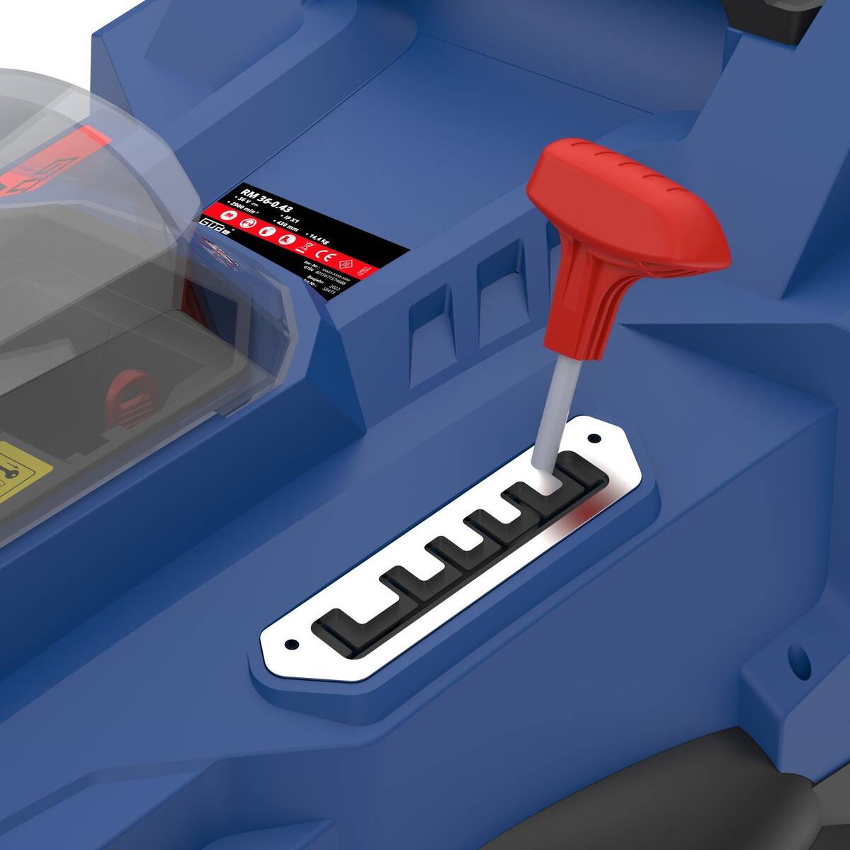 Güde Akku-Rasenmäher » RM 36-402-30.43 « Doppellader mit 2x 36 V Akkus