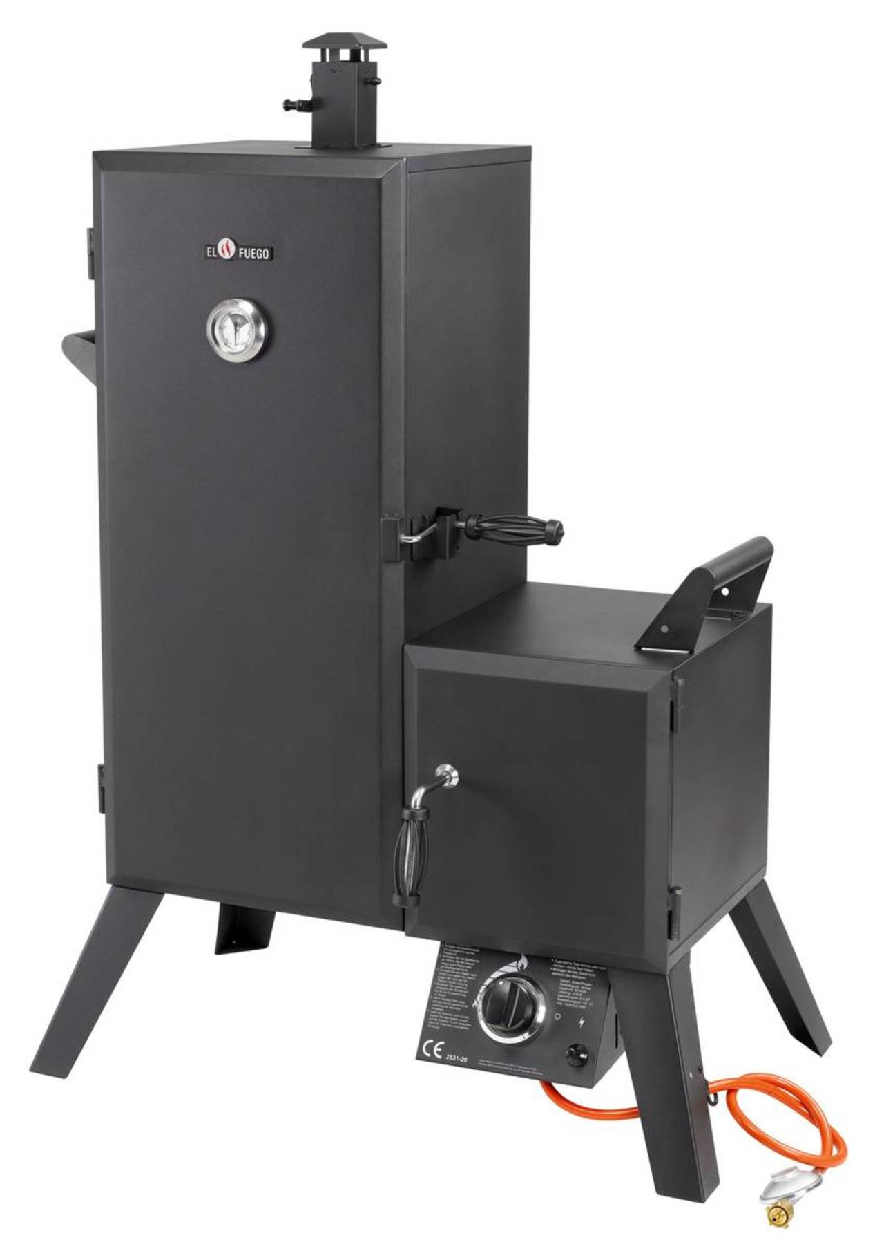 EL FUEGO® Gas-Smoker » Portland SF « AY3175 - inkl. Thermometer