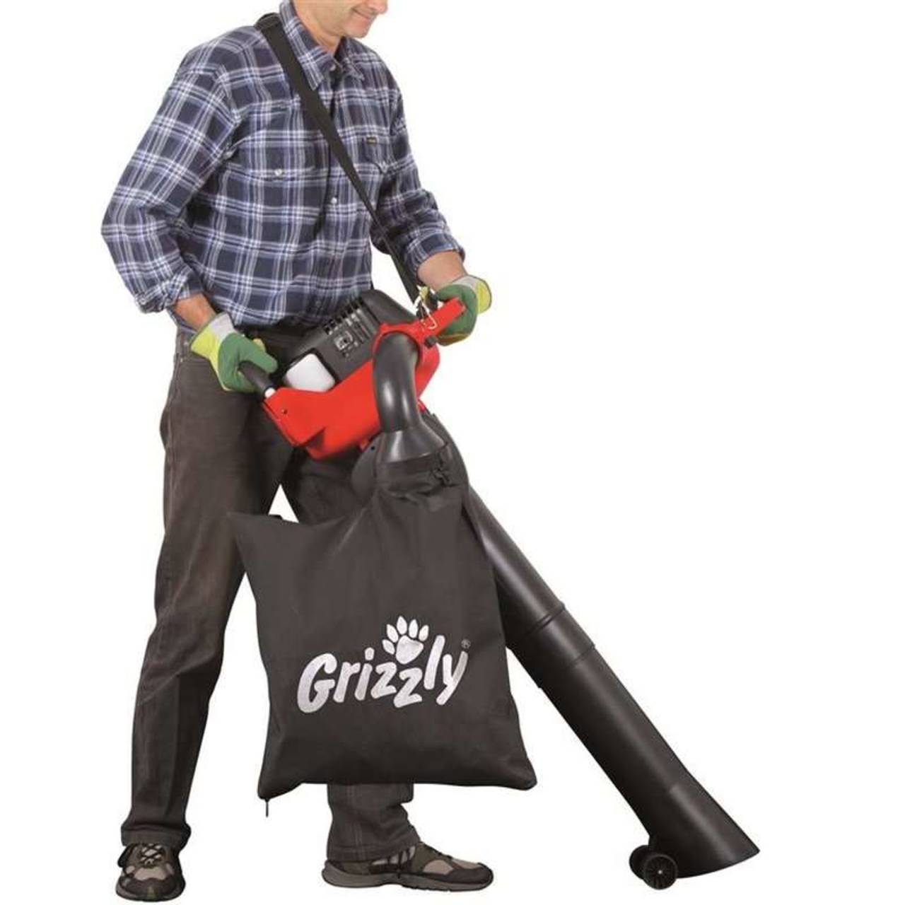 Grizzly Tools Benzin Laubsauger 3 in 1 BLSB 3030 1,36 PS Benzinlaubsauger