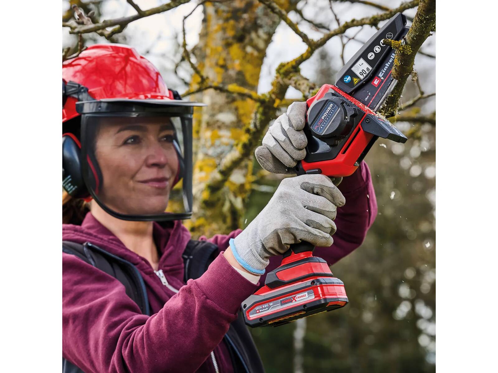 Einhell Akku-Astkettensäge » GE-PS 18/15 Li BL Kit « Mit Akku & Koffer