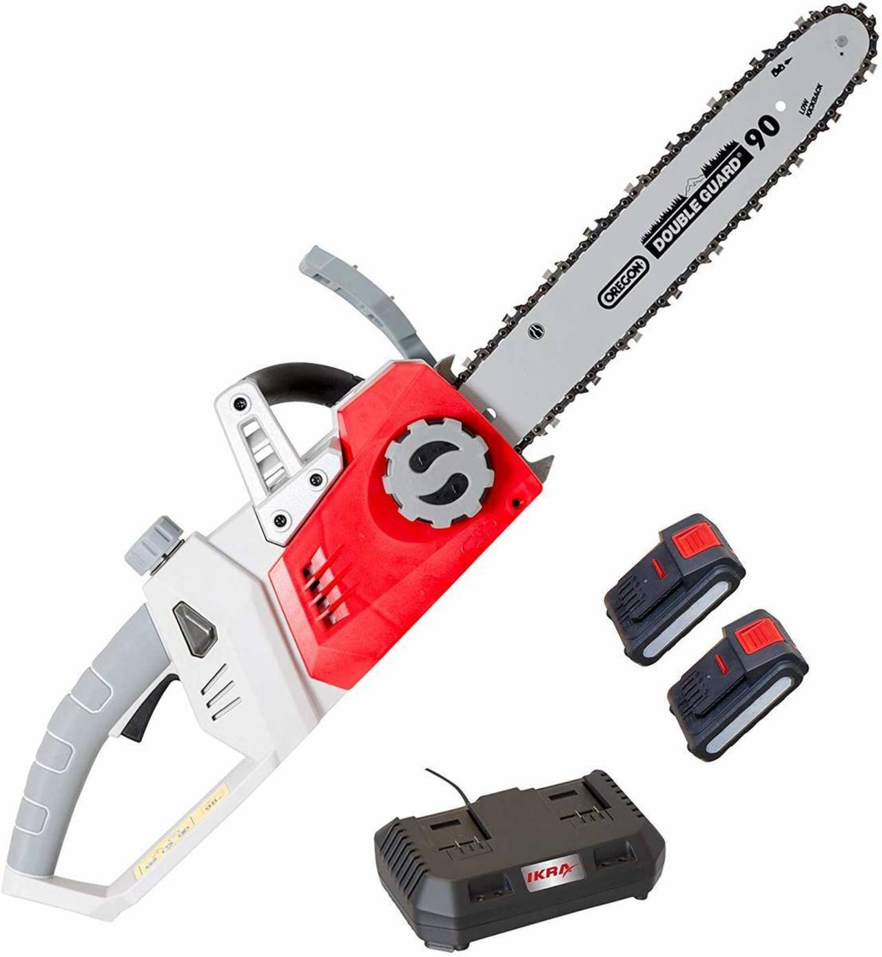 Ikra Akku-Kettensäge » ICC 2/2035 « 2x Akkus & Doppelschnellladegerät