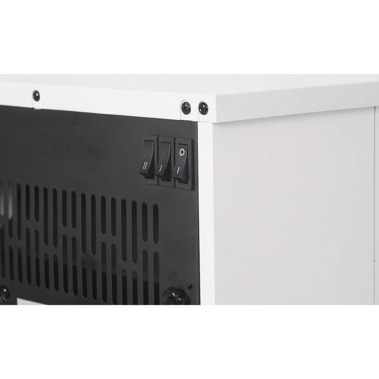 El Fuego Elektrokamin "Brügge" AY0689, 2 Heizstufen, weiß, Kamin, Heizung