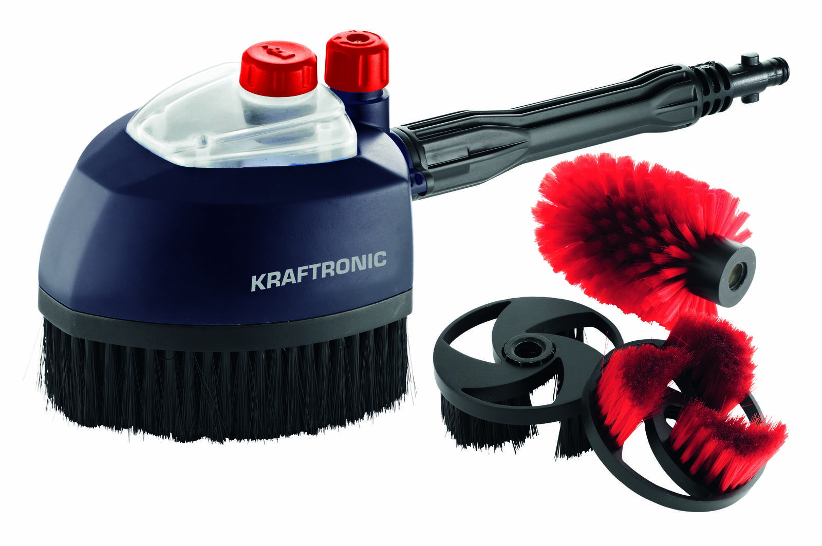 Krafttronic Multi-Bürstenset » KT-HD MB4 « für Auto & Garten