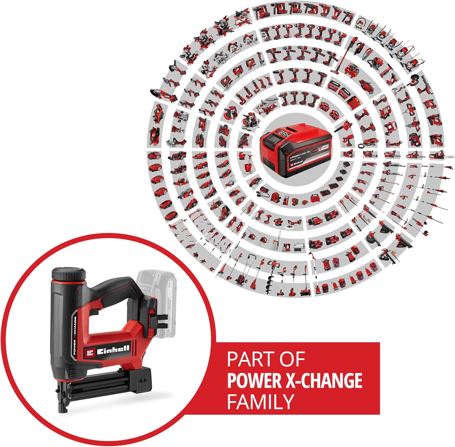 Einhell Akku-Nagler » TE-CN 18/32 Li-Solo « Expert-Serie