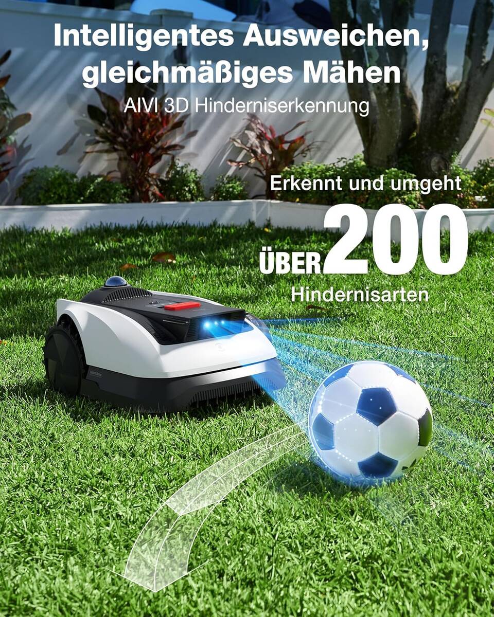 Ecovacs Mähroboter » GOAT O1200 LiDAR PRO « AIVI 3D Dual‑LiDAR‑System