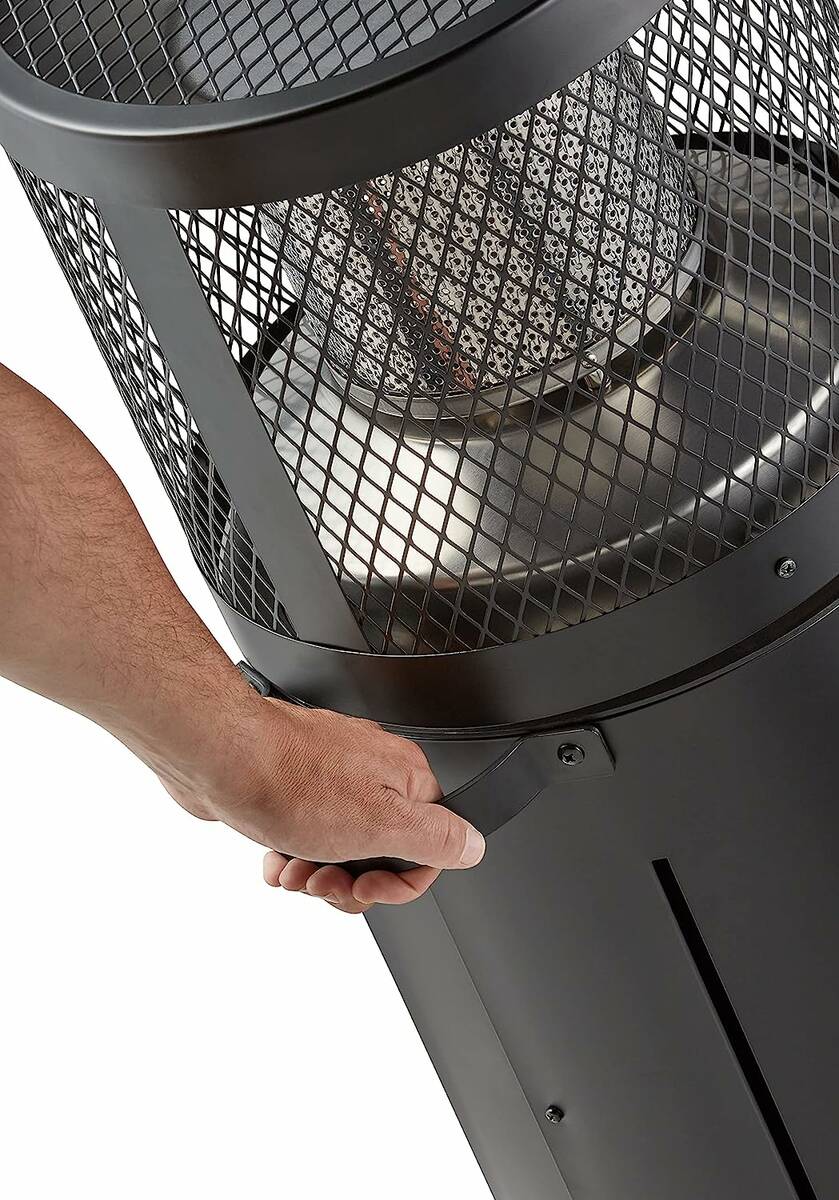 Enders Heizstrahler » Polo 2.0 « 6kW Black Edition, Wärme auf Sitzhöhe