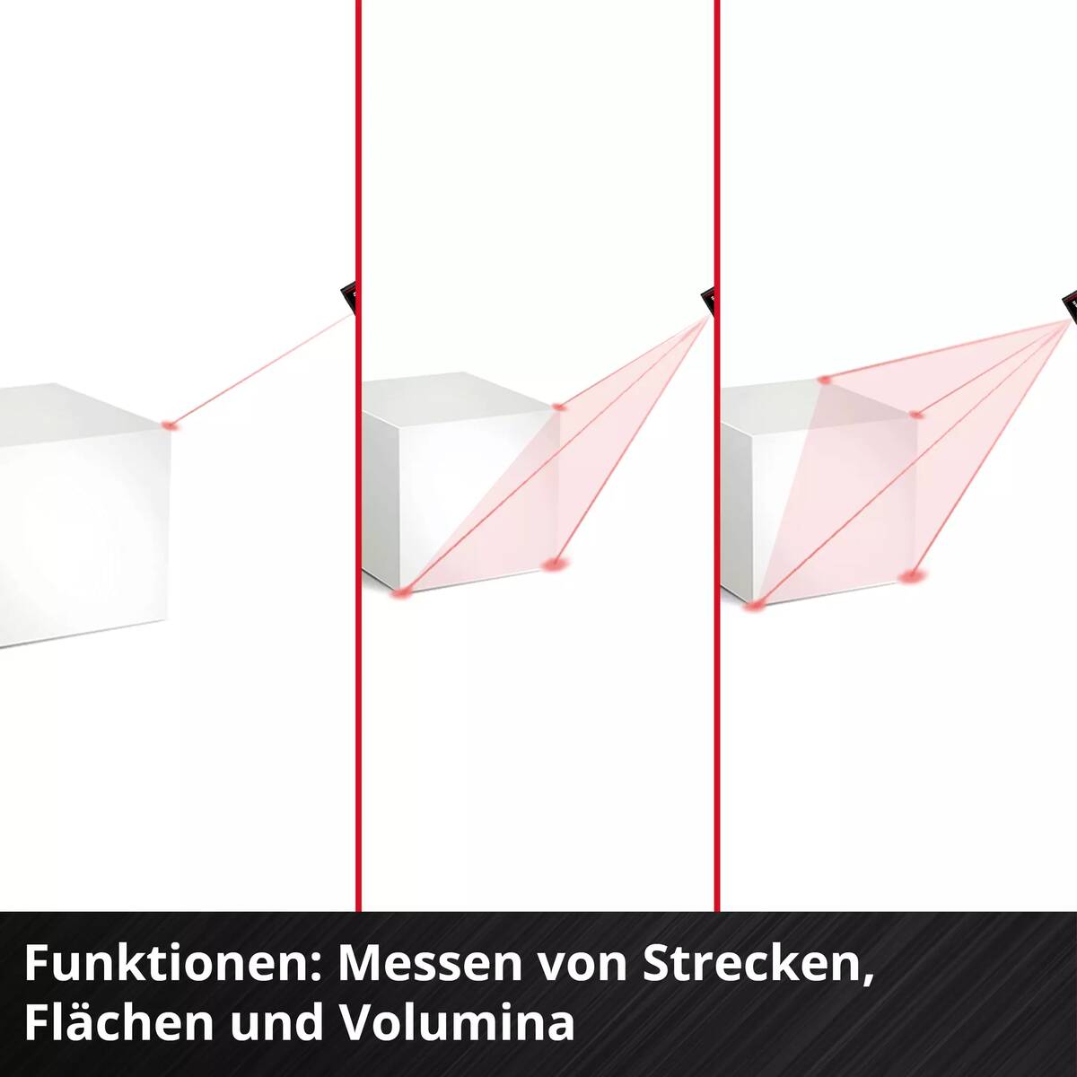 Einhell Laser-Distanzmesser » TC-LD 30 R « bis zu 30 m, LCD-Anzeige