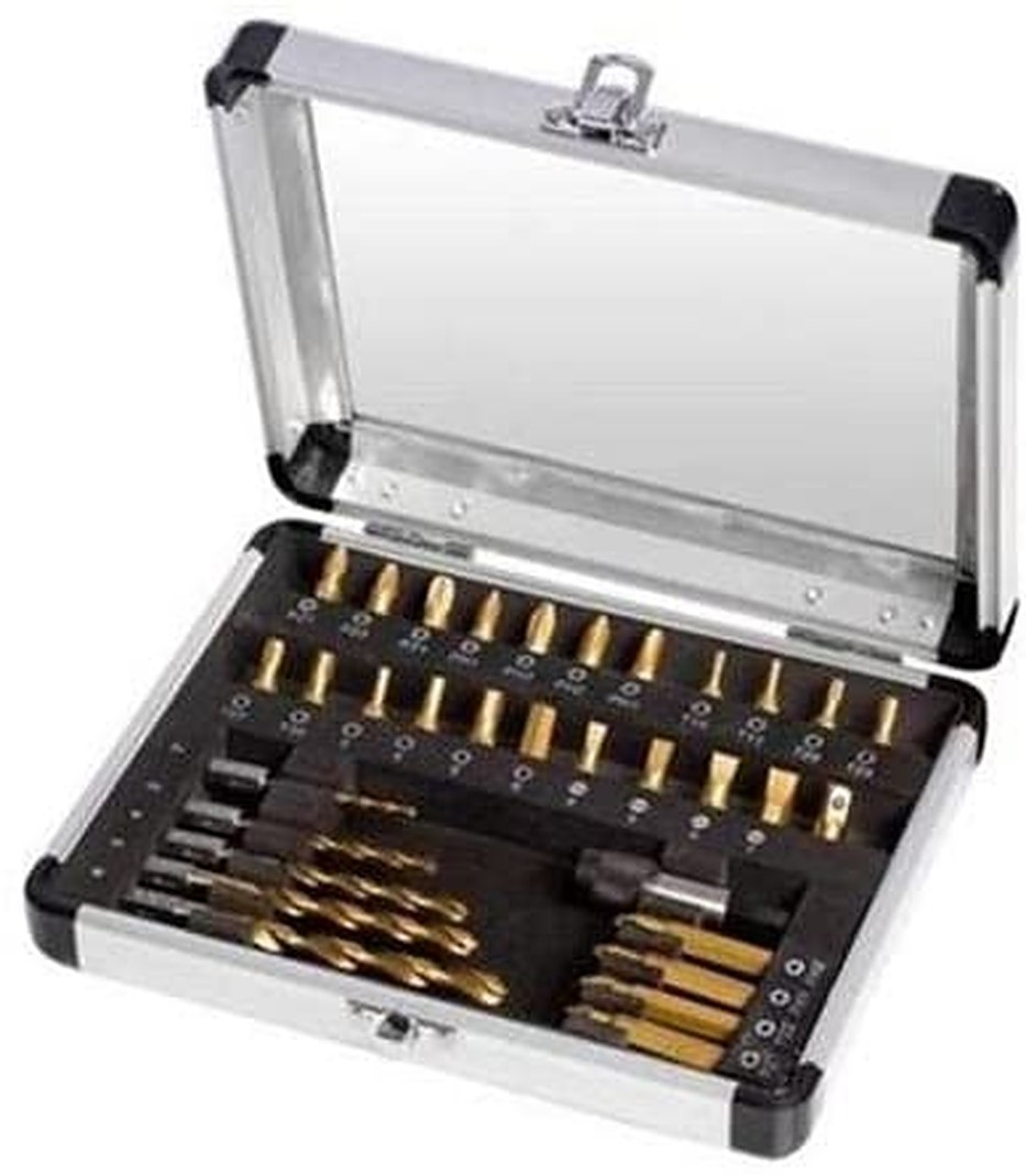 Titan Schrauberbit- und Bohrersatz 30-teilig im Alucase