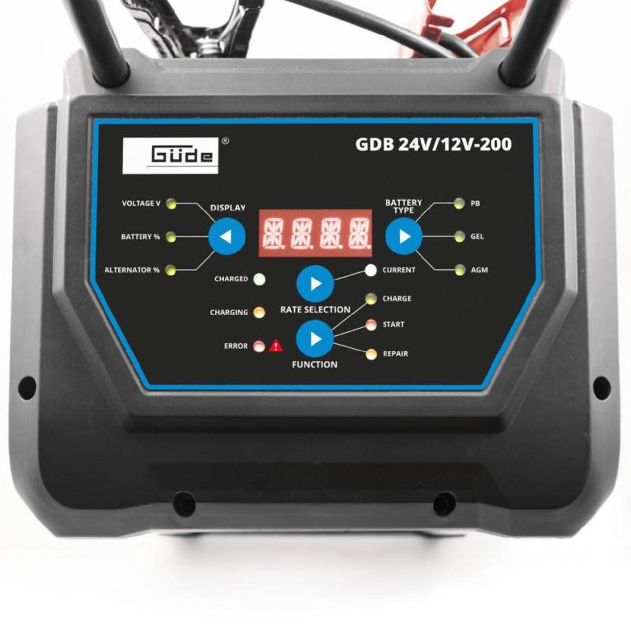 Güde Digital-Batterielader » GDB 24V/12V-200 « für 12 & 24 Volt