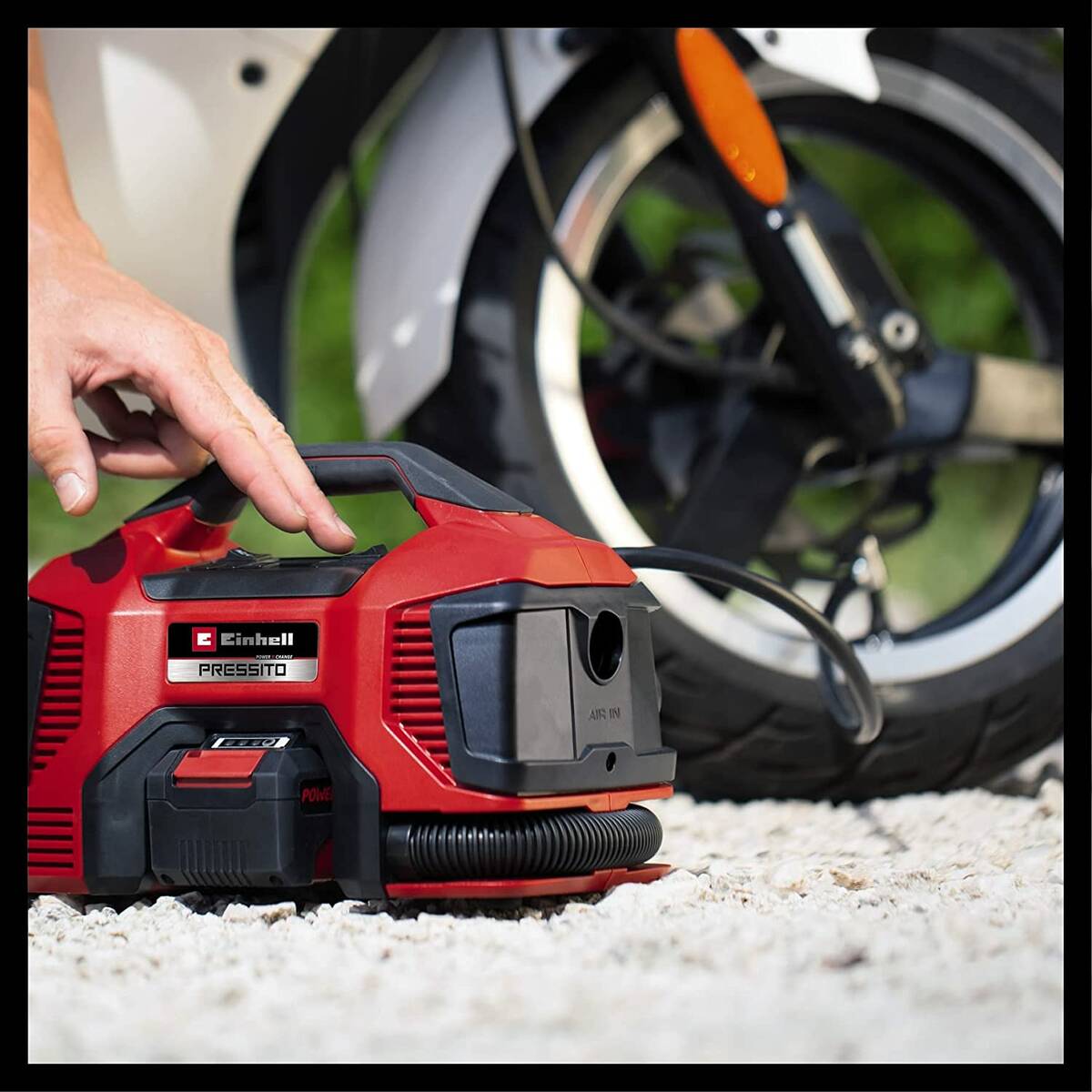 Einhell Hybrid-Kompressor » Pressito « 10,5 bar & AutoShutoff-Funktion