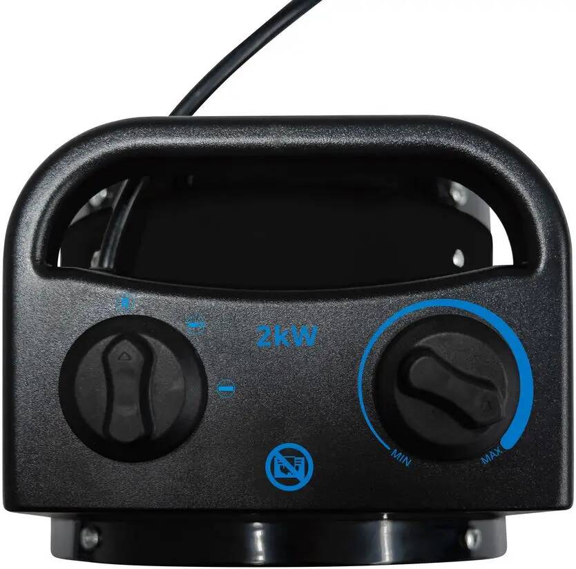 Güde Heizlüfter » GH 2000 K « 2 Stufen, 1-2 kW, Schutzkontakt-Stecker