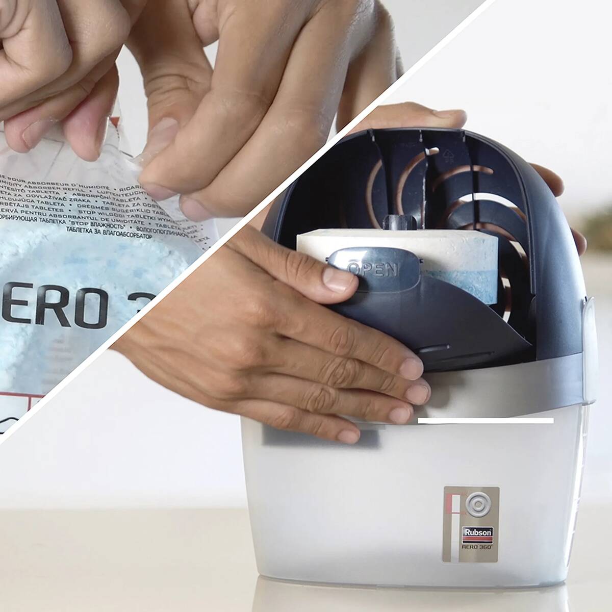 Pattex Luftentfeuchter » AERO 360° « hält bis zu 90 Tagen, inkl. 1x Tab