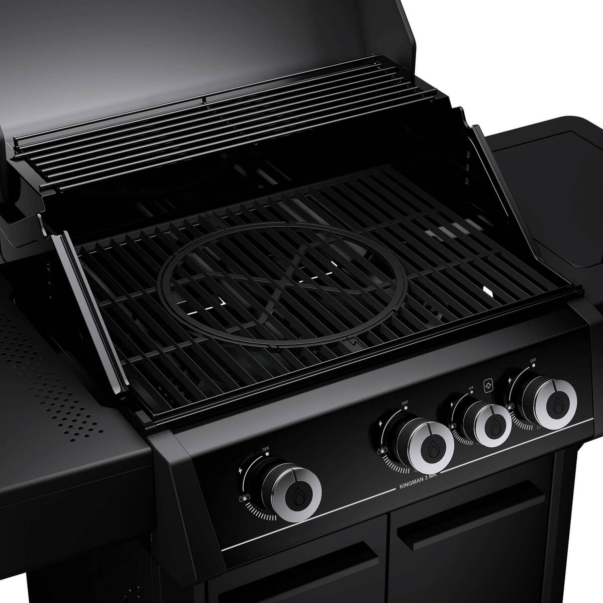 Mr. Gardener Gasgrill » Kingman 3 MK « Inkl. Seitenkocher
