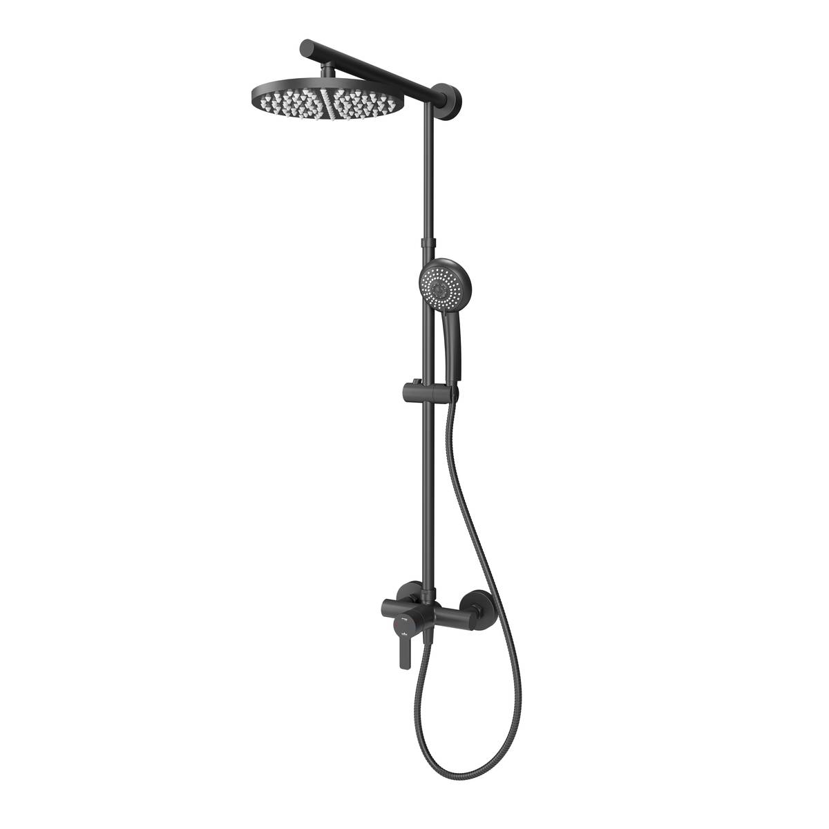 Schulte Duschsystem DuschMaster Rain Classic » EP962068 « Black-Style
