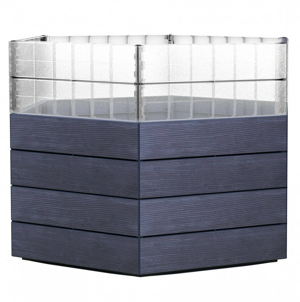 Garantia ERGO Hochbeet » Turbo L 75 « All-in-One Set - Wood u. FLORA