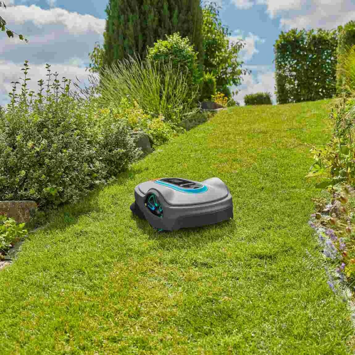 Gardena Mähroboter » Sileno life « 1500 m² inkl. Gateway und LONA KI