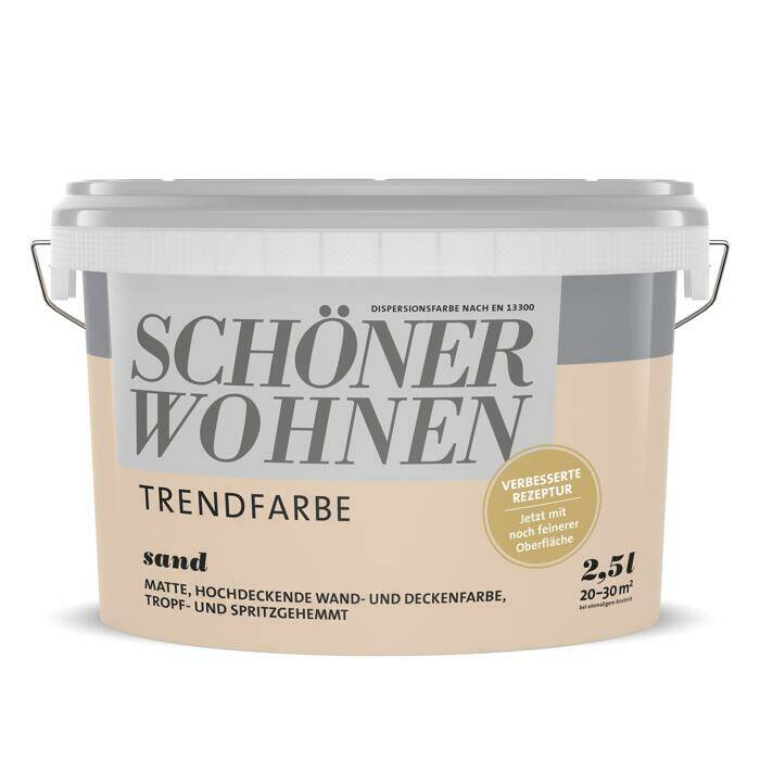 Schöner Wohnen Trendfarbe » Sand « matt, hochdeckend - 2,5 l