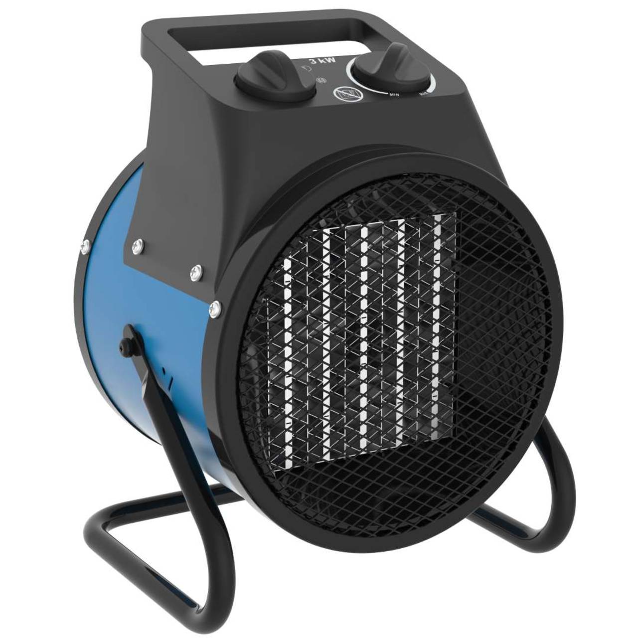 Güde Elektroheizer » GEH 3000 P « Mit Tragegriff & Überhitzungsschutz