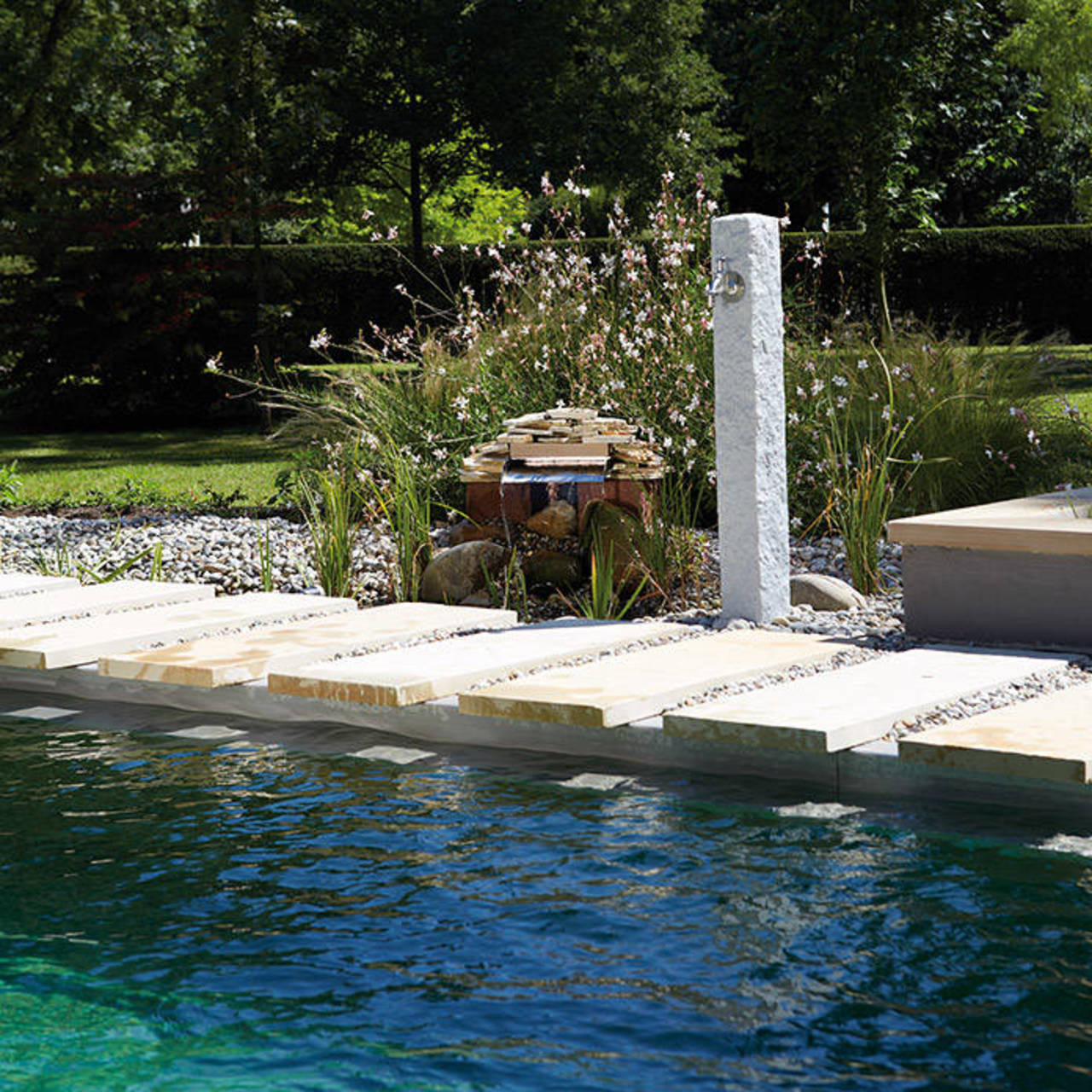 GRAF Wasserzapfsäule » GRANIT « 3/4 Zoll - lightgranite -  Art. 356026