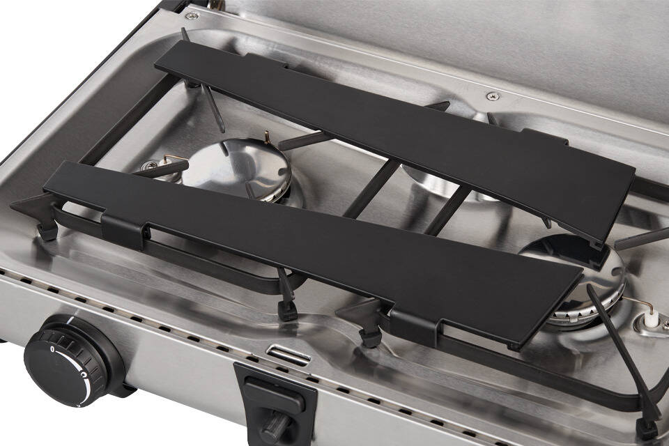 Enders Campingkocher » RYDA 2Z « mit Zündsicherung und Windschutz