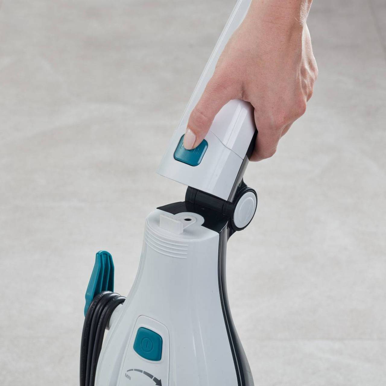 Leifheit Dampfreiniger CleanTenso, Fliesen, Parkett, Laminat, Teppich