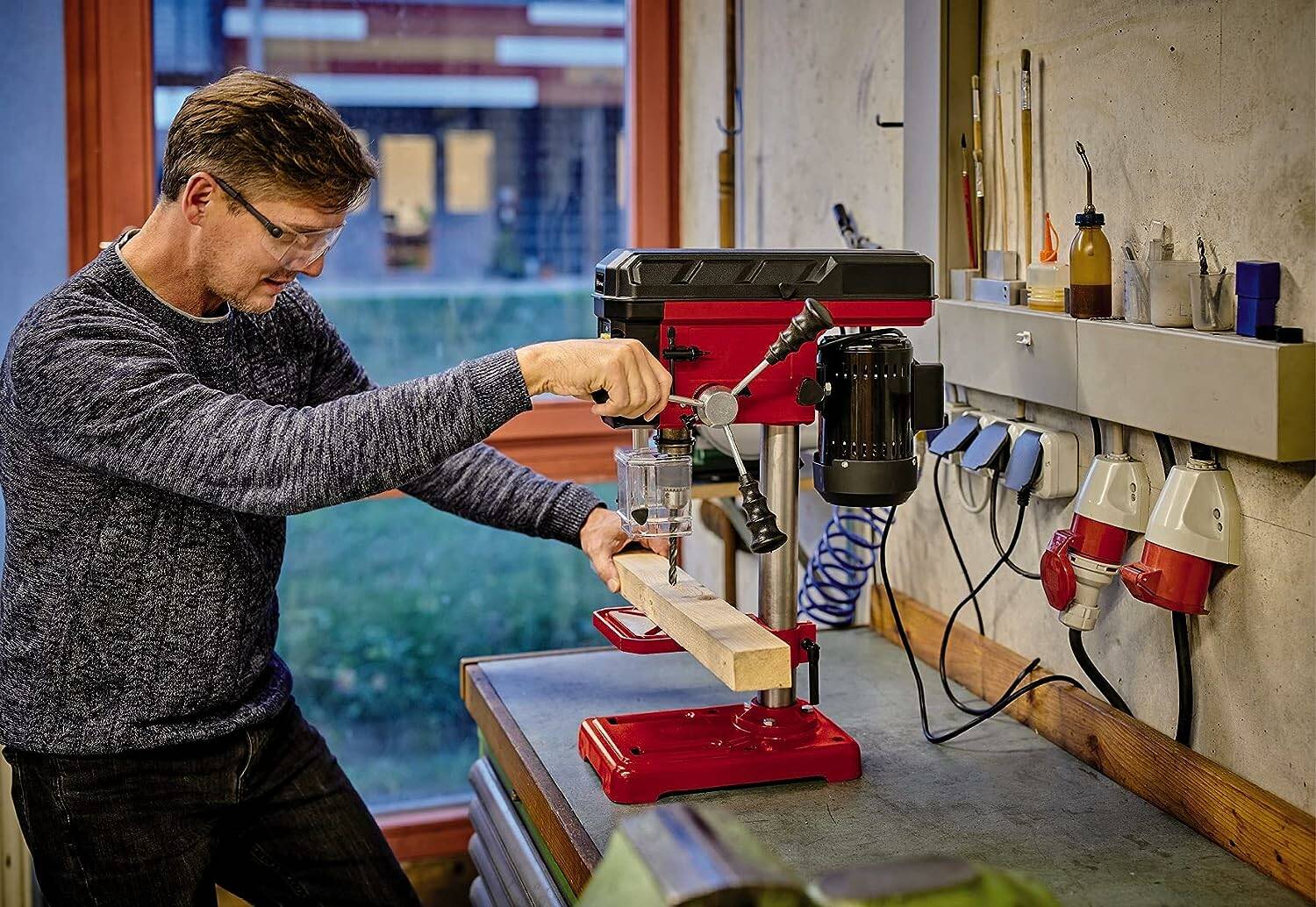 Einhell Säulenbohrmaschine » TC-BD 450 « Dreh- und Neigungsfunktion