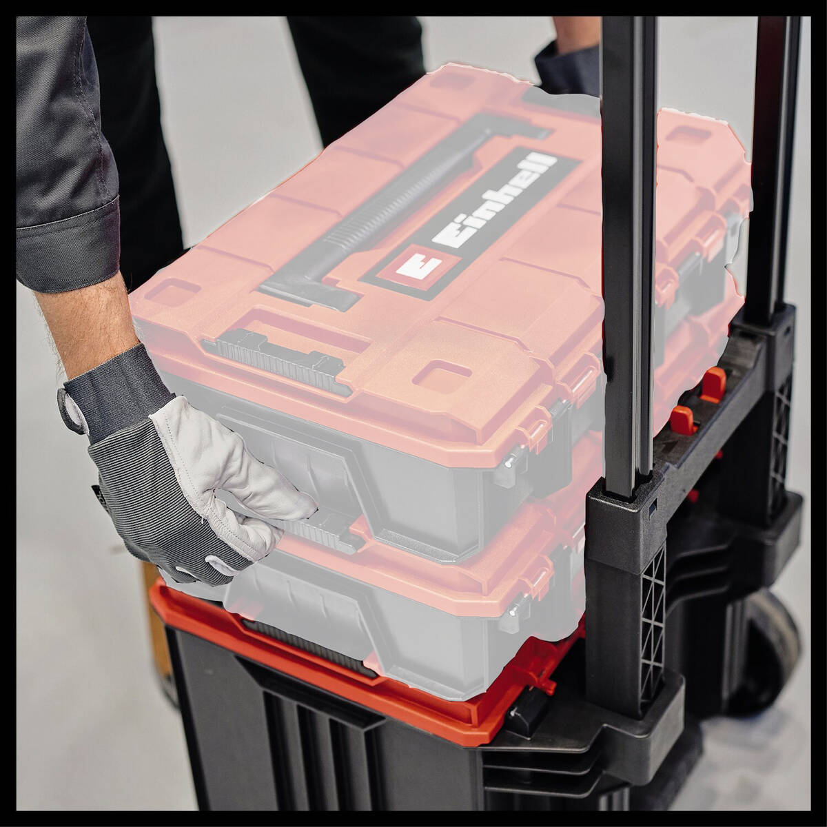 Einhell Transportkoffer » E-Case L mit Rollen « Maximal 120 kg