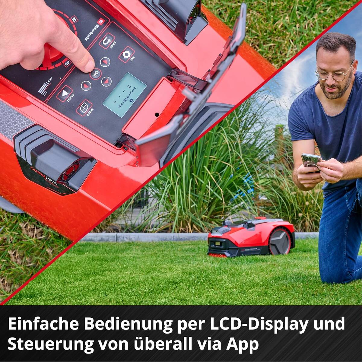 Einhell Mähroboter » Freelexo Cam Plus 600 « inkl. Akku & Ladestation