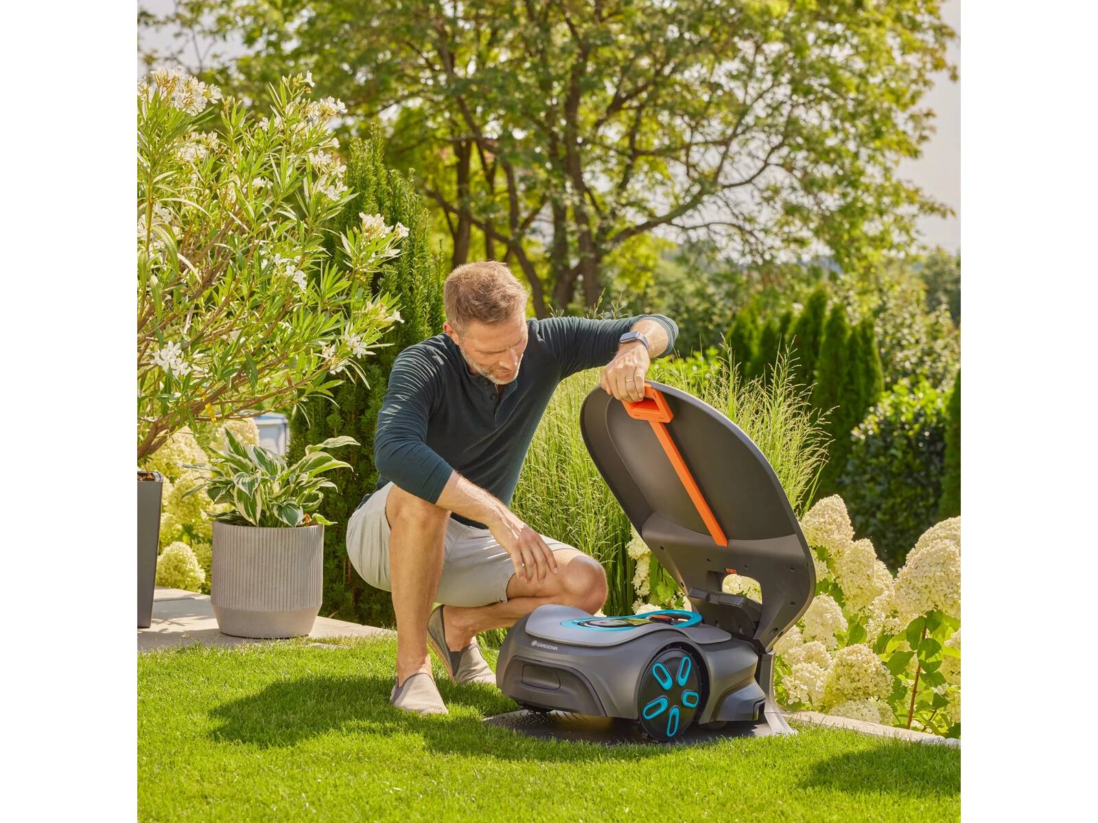 Gardena Mähroboter Garage » 15025-20 « für smart SILENO pro, max, free