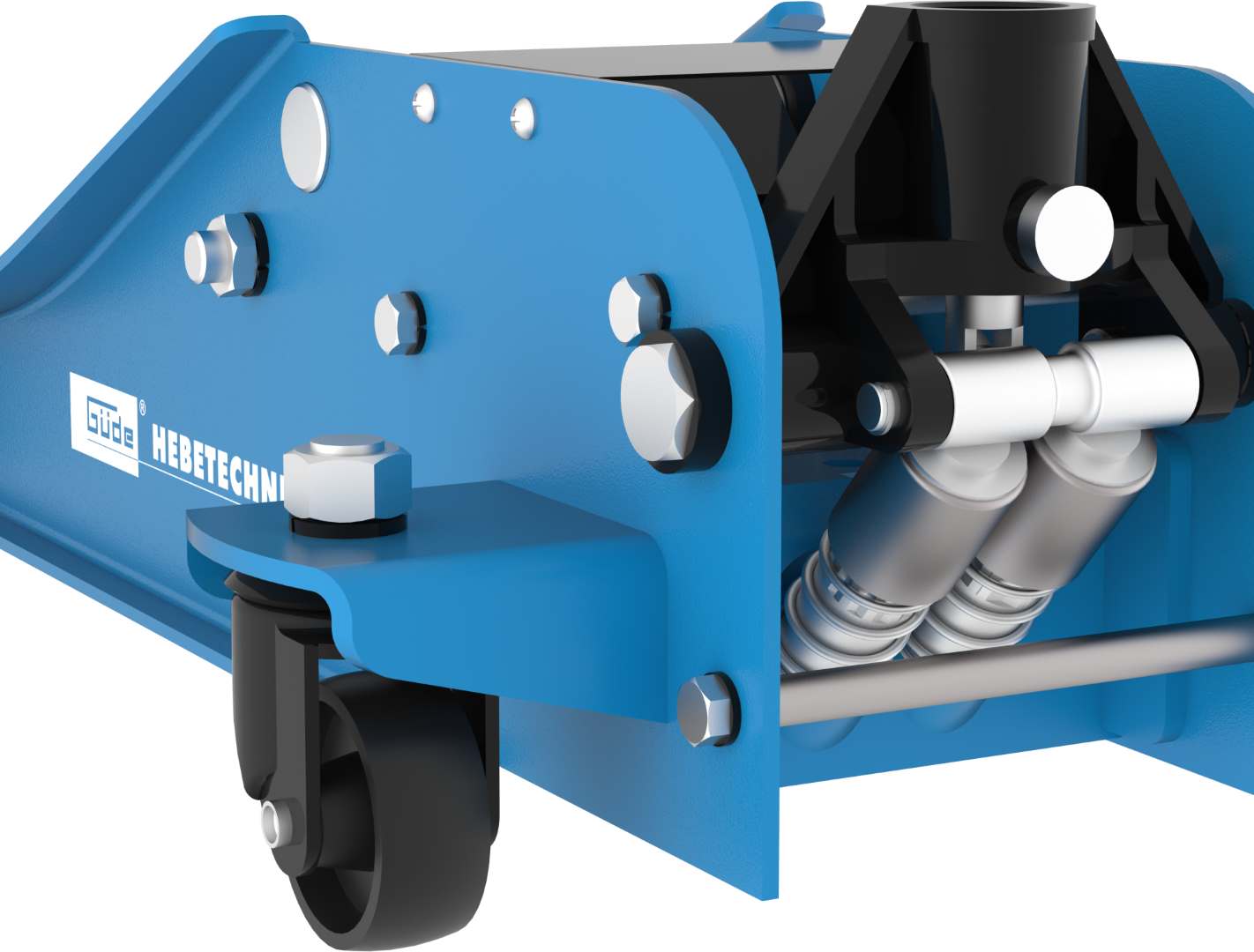 Güde Rangierwagenheber » GRH 2,5/510L « Doppelkolben, Gummiauflage