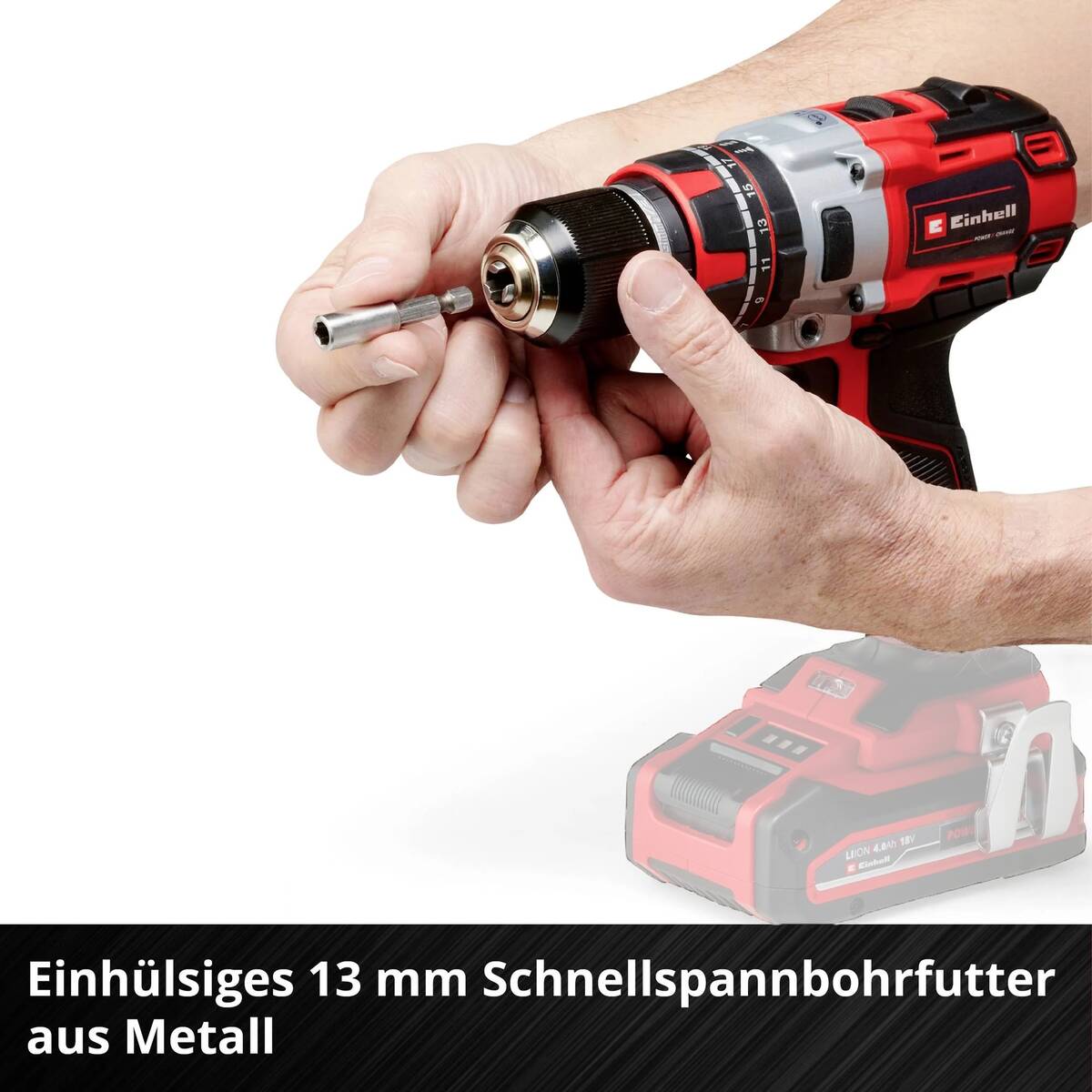 Einhell Akku-Schlagbohrschrauber » TP-CD 18/80 Li-i BL-Solo « 18 Volt