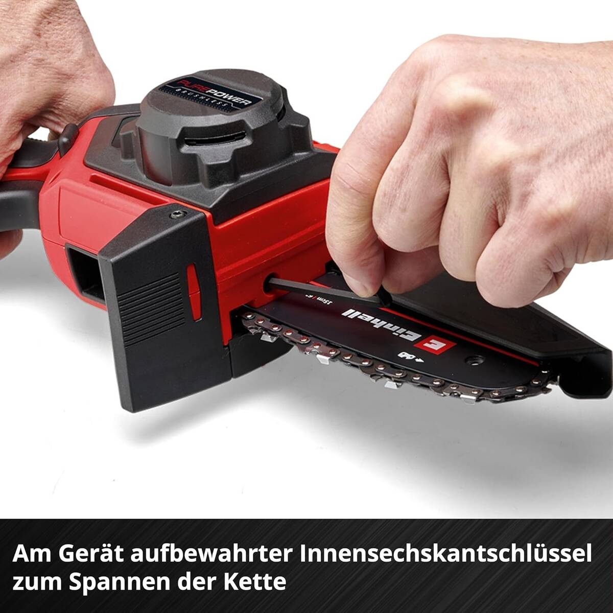 Einhell Akku-Astkettensäge » GE-PS 18/15 Li Bag Kit « Brushless-Motor