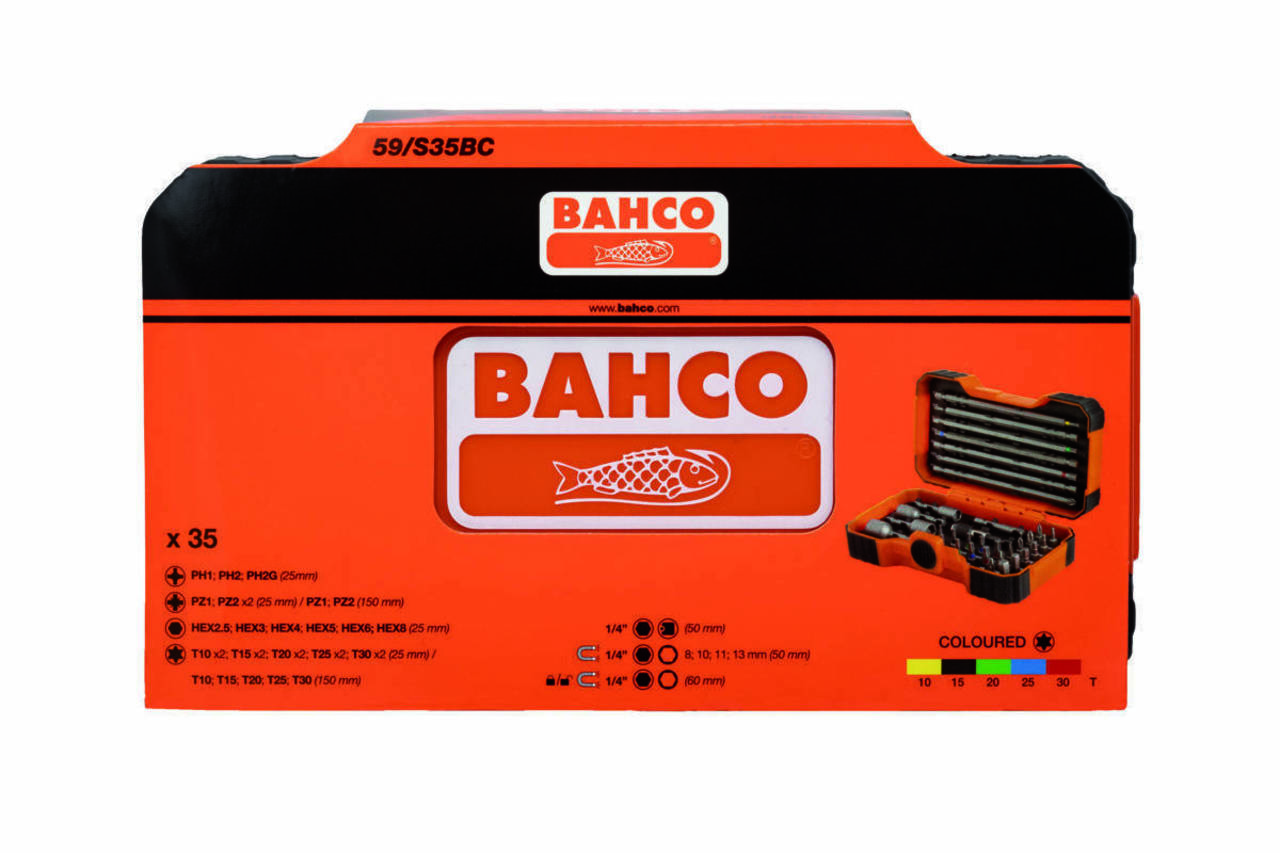 Bahco Bitsatz » 59/S35BC « 1/4" 35-tlg