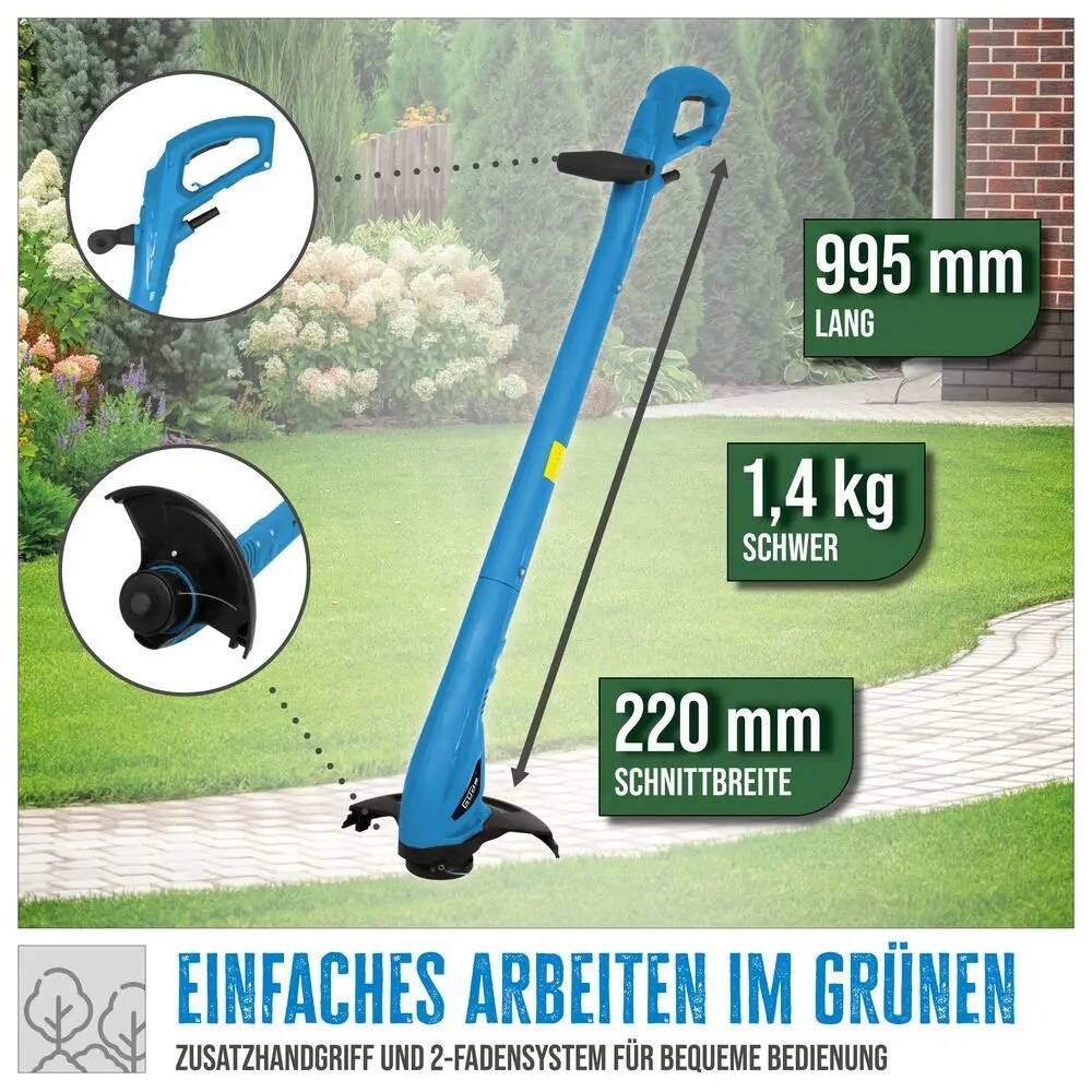 Güde Rasentrimmer » GRT 251 P « 96 dB, 250 Watt, 230 Volt