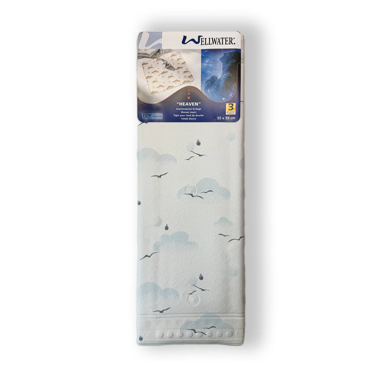 Wellwater Duschwannen-Einlage » Heaven « 55 x 55 cm