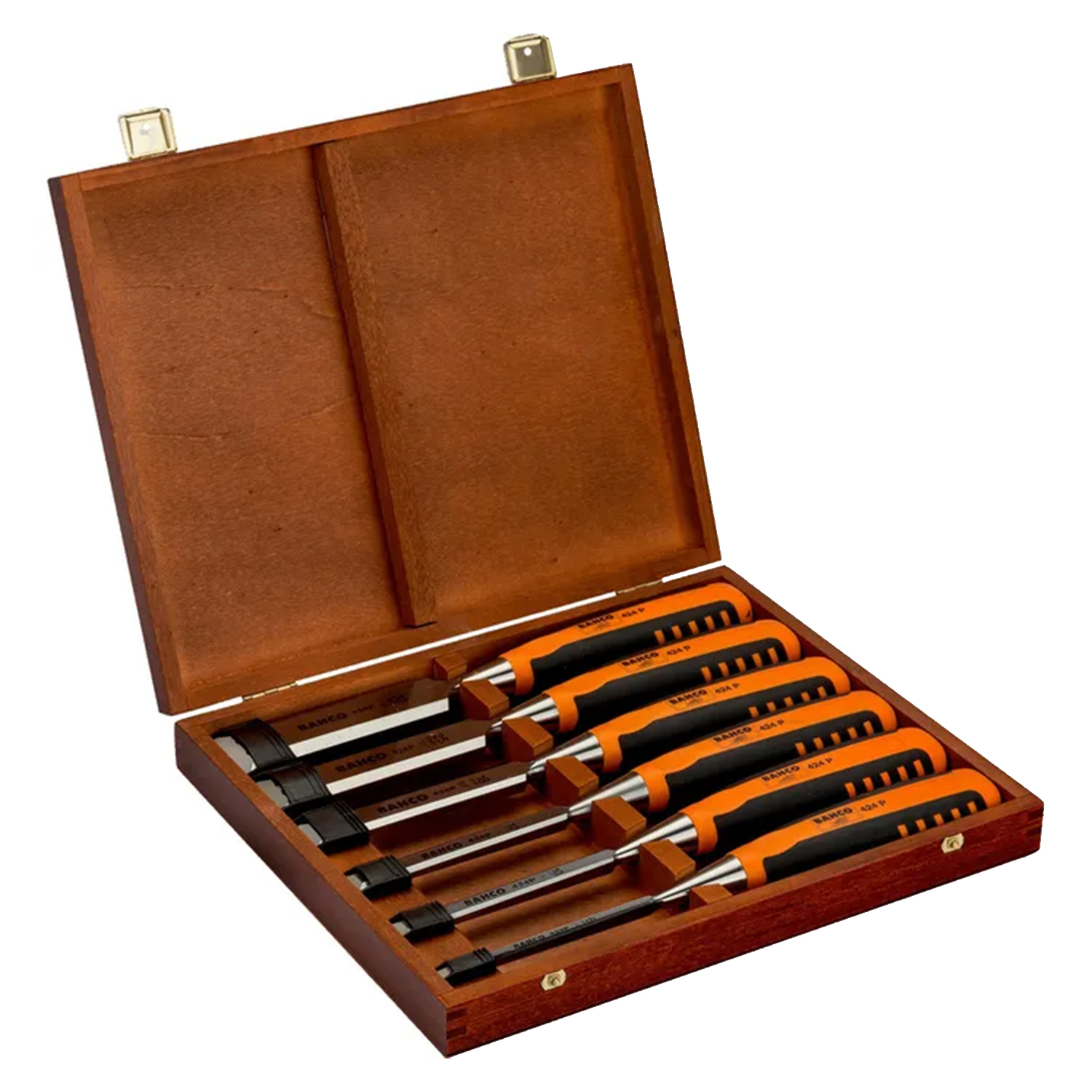 Bahco Stechbeitelsatz 6-teilig - Präzisionsgeschliffen - inkl. Holzkiste