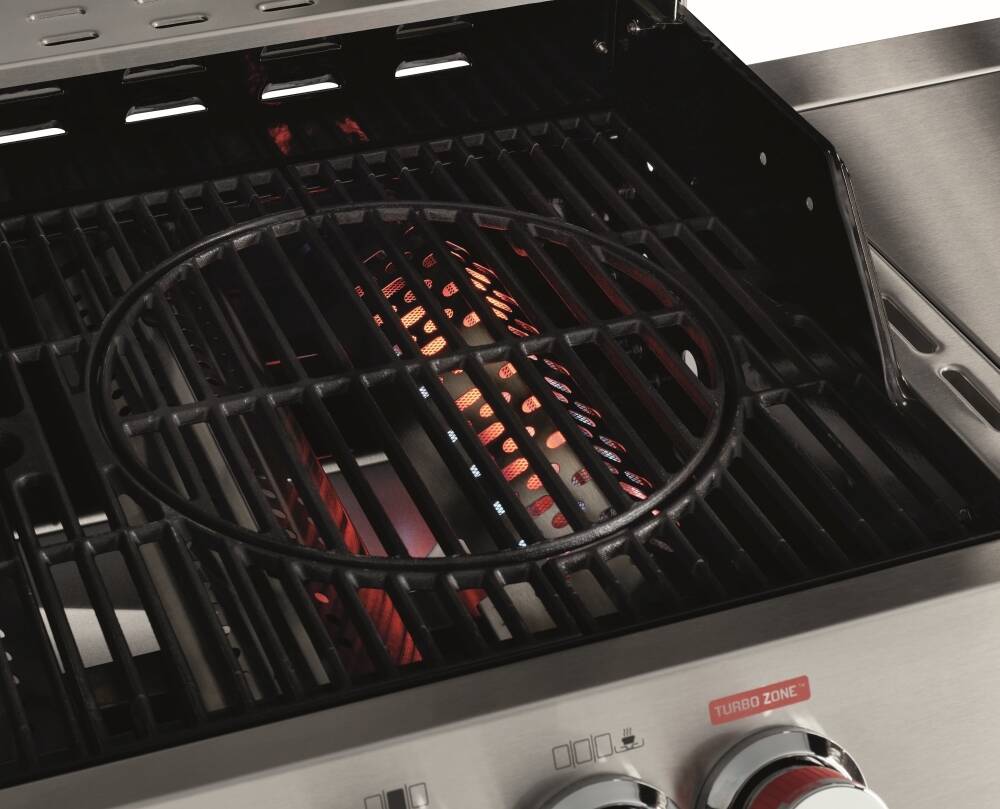 Mr. Gardener Gasgrill » Virginia 3 « inkl. Turbo-Zone & Seitenkocher