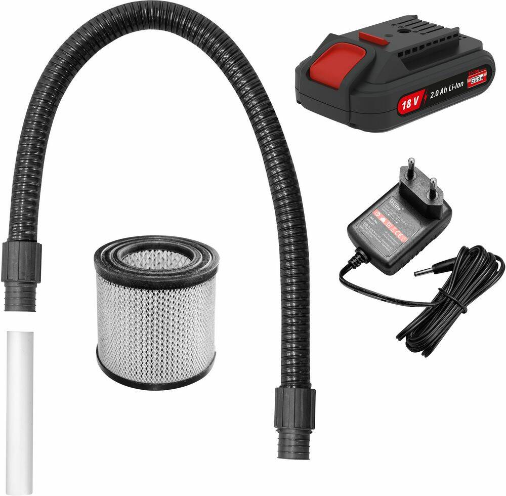 Güde Akku-Aschesauger » AS 18-201-05 « 15 Liter inkl. Akku & Ladegerät