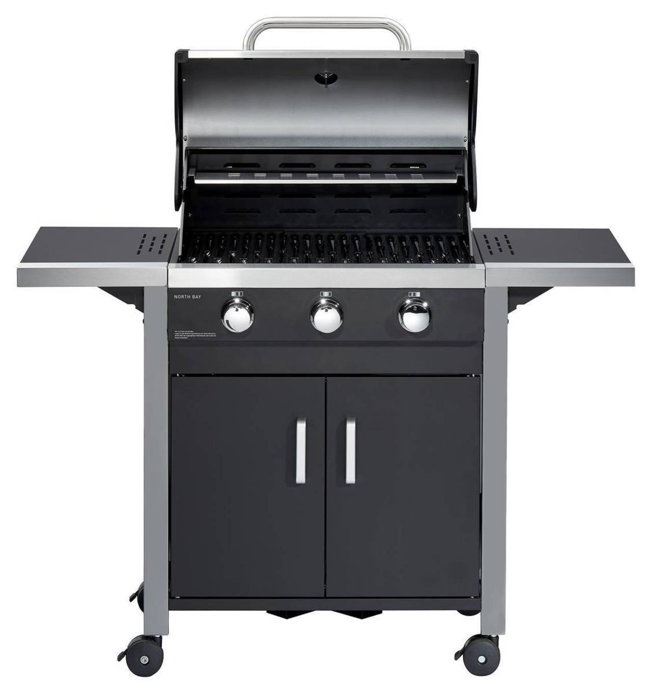 Mr. Gardener / Enders Gasgrill North Bay 3 Edelstahlbrenner + Unterschrank, Grill, BBQ