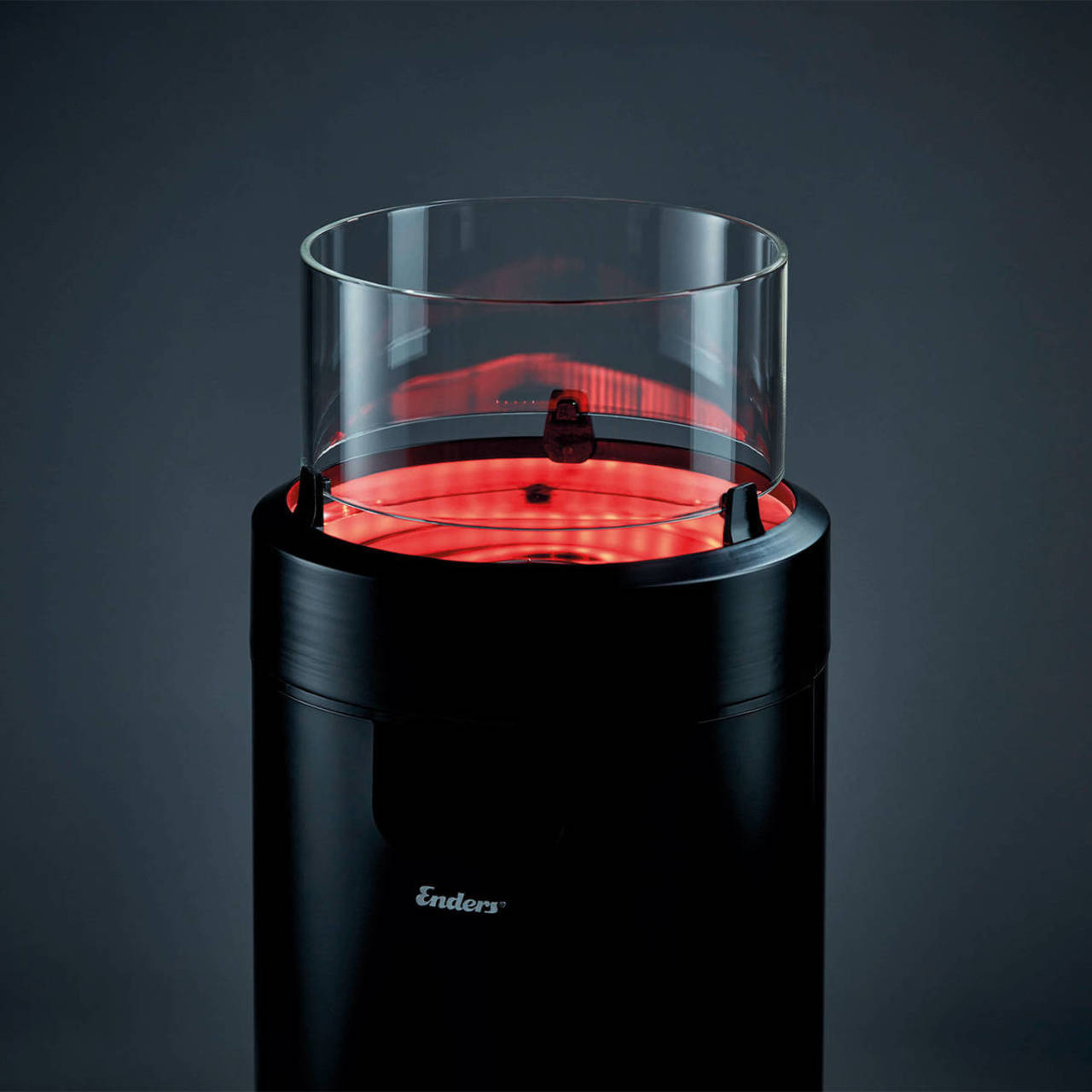 Enders Terrassenfeuer » Nova LED M Black « Ambiente-Licht & Flamme