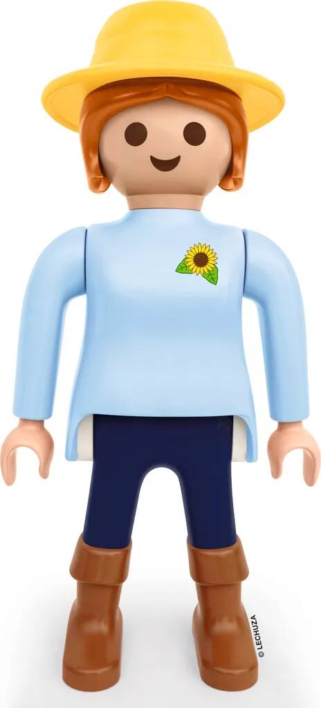 Lechuza Playmobil » Gärtnerin Sonnenblume « Mega Figure, 60 cm