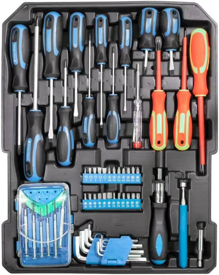 Güde Werkzeug-Trolley » GWZT 500 « 500 Teile im Rollkoffer