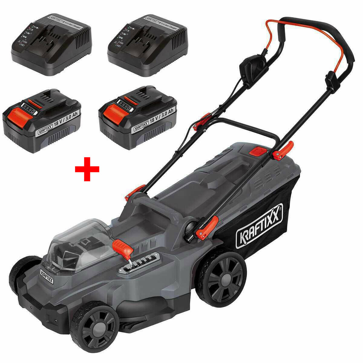 Kraftixx Akku-Rasenmäher » KX-ARM 3637 Li Kit « by Einhell