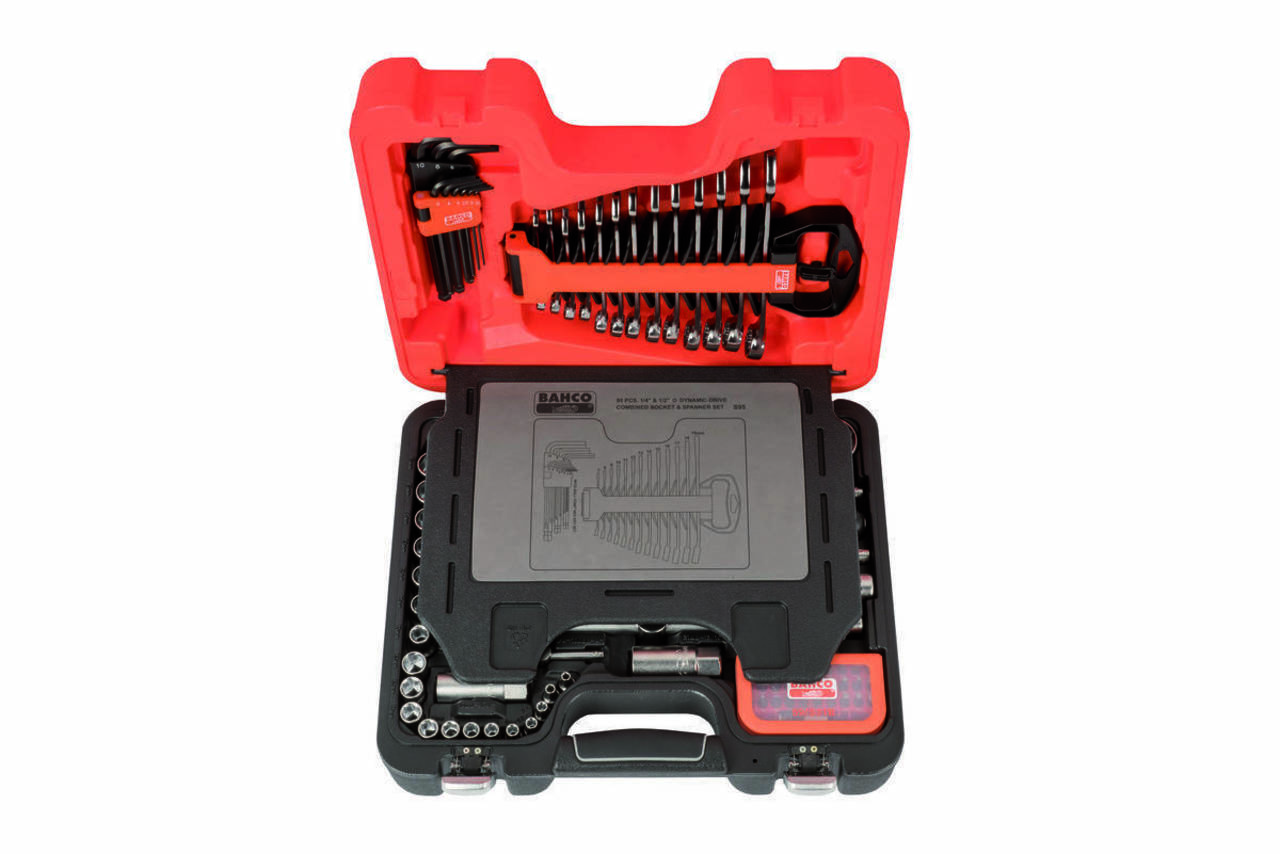 Bahco Steckschlüsselsatz Set  » S95 « 1/4 & 1/2